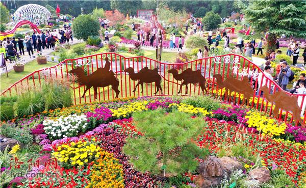 国庆假期，洛阳市首届花境大赛吸引游客超12万人次